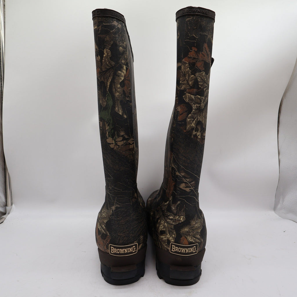 Browning 70100 Waterproof Rubber Boots Mens 8 Camo Hunting NWT - take2supply