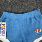 Toddy Winks Vintage 70s Terry Cloth Shorts Baby 6 MO Blue NWT USA - take2supply