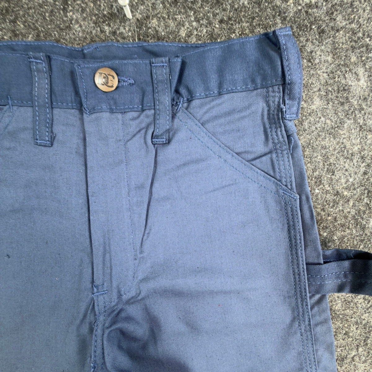 Dee Cee Vintage 70s Painter Pants Boys 12 Slim Blue USA Made NOS NWT 24x27 - take2supply