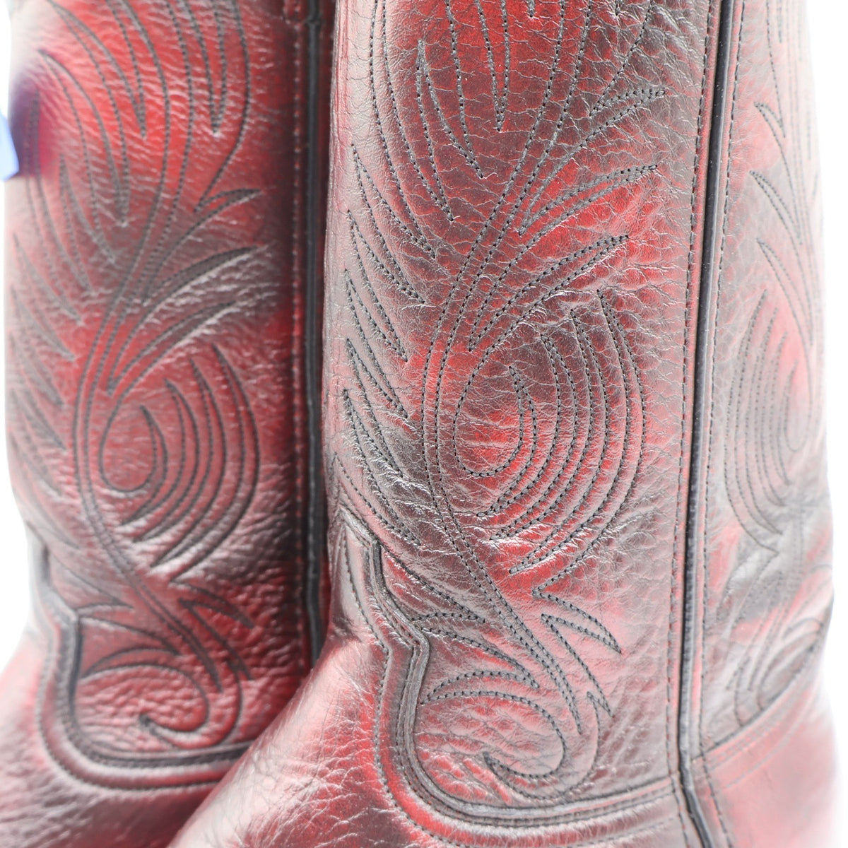 Durango Cowboy Boots Mens 8 D Vintage 2005 Black Cherry Leather Western SW4225 - take2supply