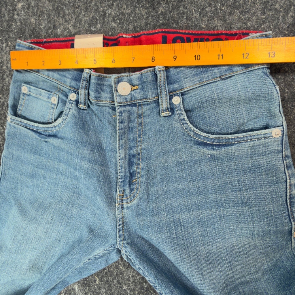 Levi's 511 Slim Flex Stretch Jeans Boys Size 16 Reg 28x30 Light Wash Blue NWT - take2supply