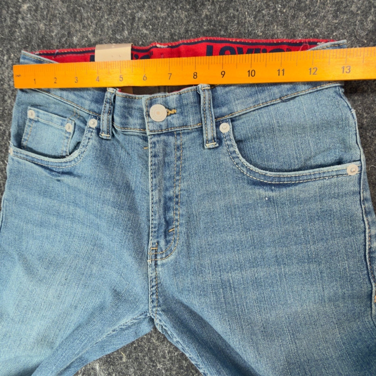 Levi's 511 Slim Flex Stretch Jeans Boys Size 16 Reg 28x30 Light Wash Blue NWT - take2supply