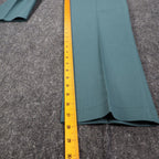 Montgomery Ward Work Pants Mens 32x28 Vintage 70s Teal Green Fortrel Deadstock - take2supply