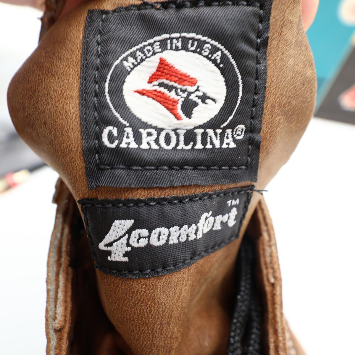 Carolina 139 Steel Toe Work Boots Mens 11 D Brown Leather USA New Vintage 90s - take2supply
