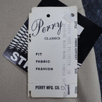 Perry Classics Wide Leg Trousers Womens 10 Vintage 70s Tan Polyester High Rise - take2supply