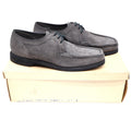 Crestline Oxford Shoes Mens 7 D Vintage Gray Suede Moc Toe Deadstock USA - take2supply