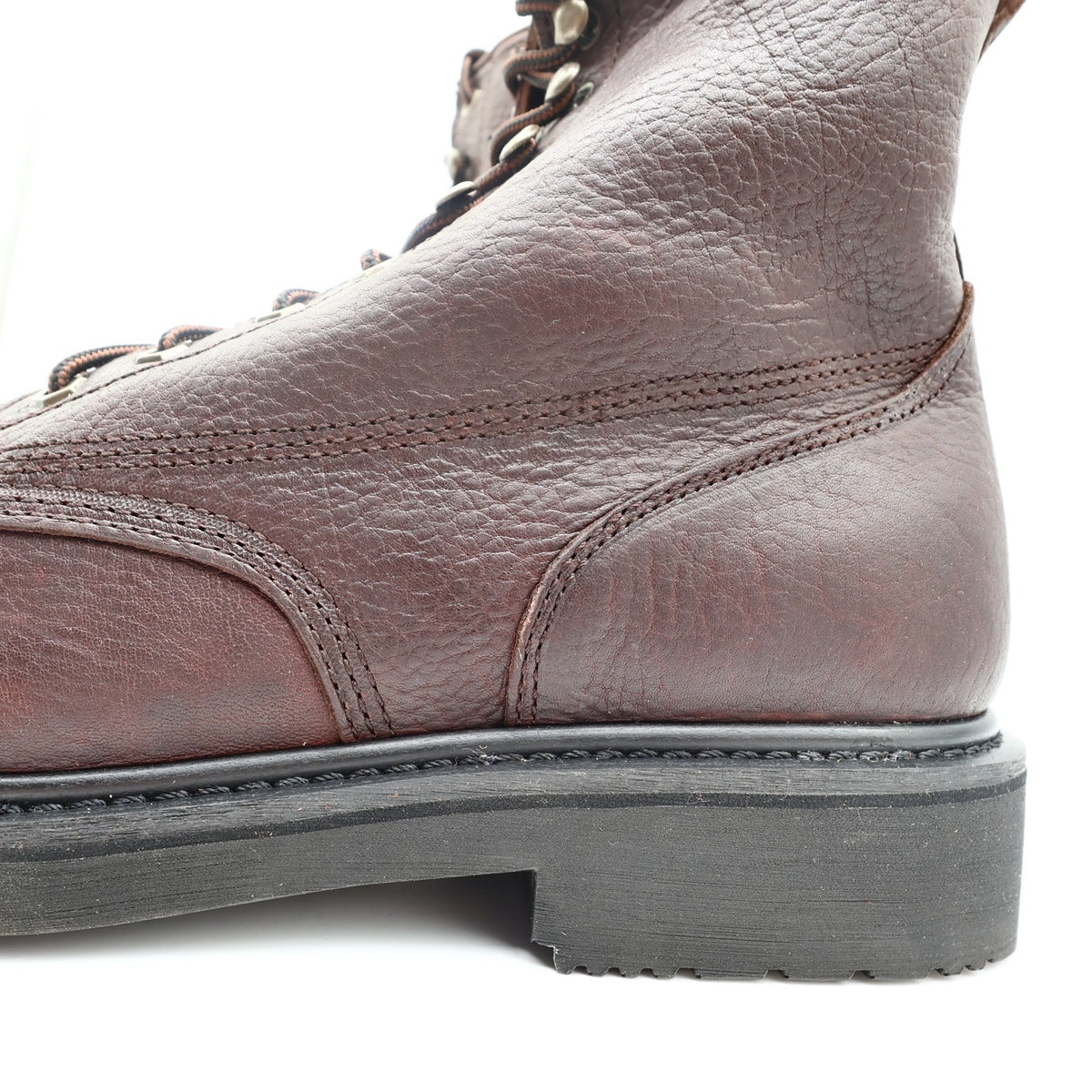 Dan Post Lace Up Boots Mens 13D Brown Oily Leather Kiltie DP69612 New With Tags - take2supply