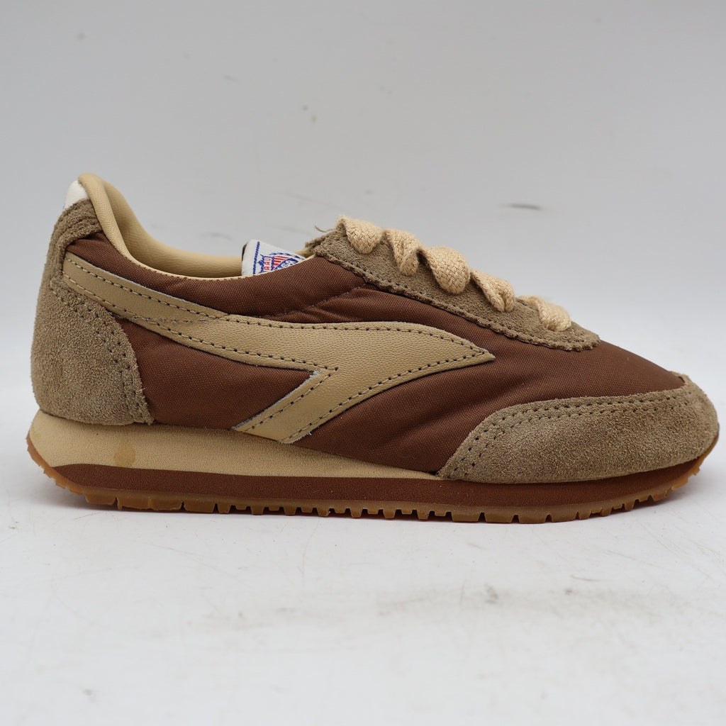 AAU Shoes LW 101 Kids Size 11.5 Vintage Deadstock Tobacco Brown Running Sneakers - take2supply