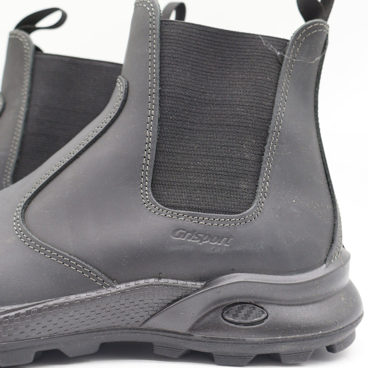 Grisport Cardigan Chelsea Boots Mens 10.5 Black Leather Pull On Italy 7003D8 - take2supply