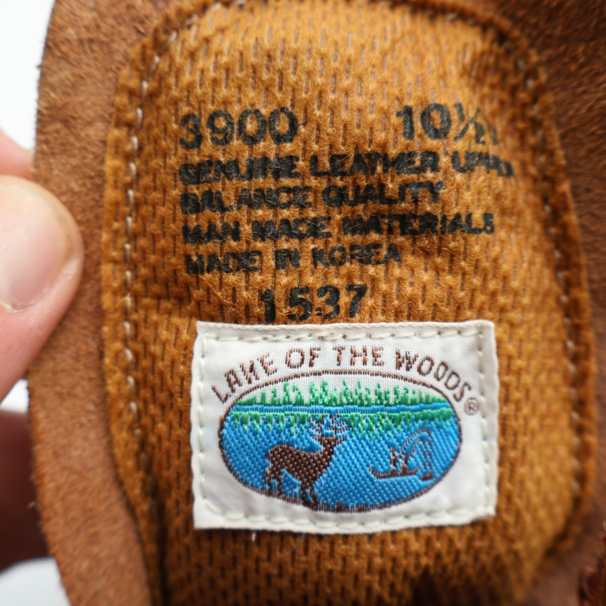 Lake of the Woods 3900 Work Boots Mens 10.5 D Vintage Brown Leather Lace Up New - take2supply