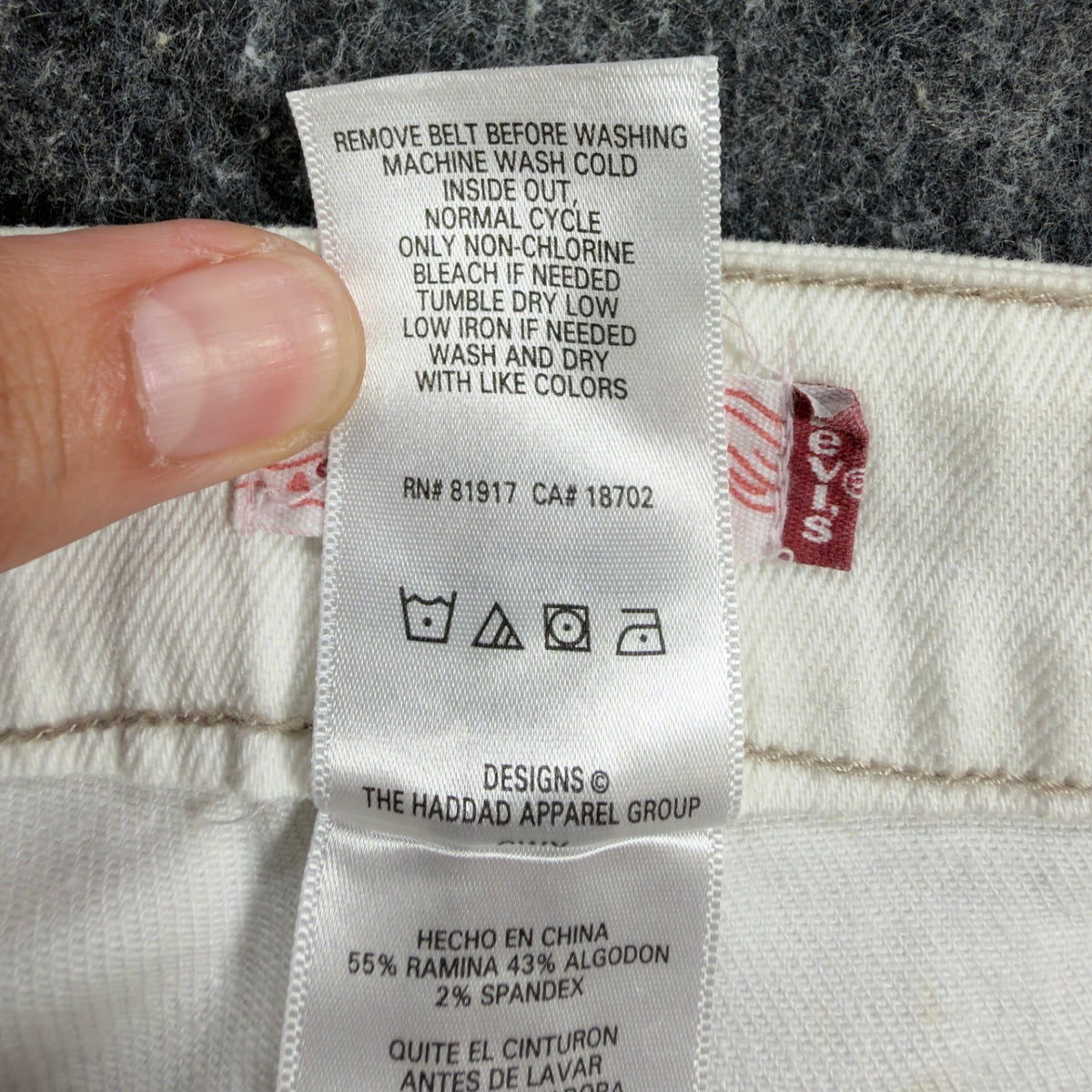 Levi's Y2K Bermuda Shorts Girls 14 White Ramie Cotton NWT C681 - take2supply