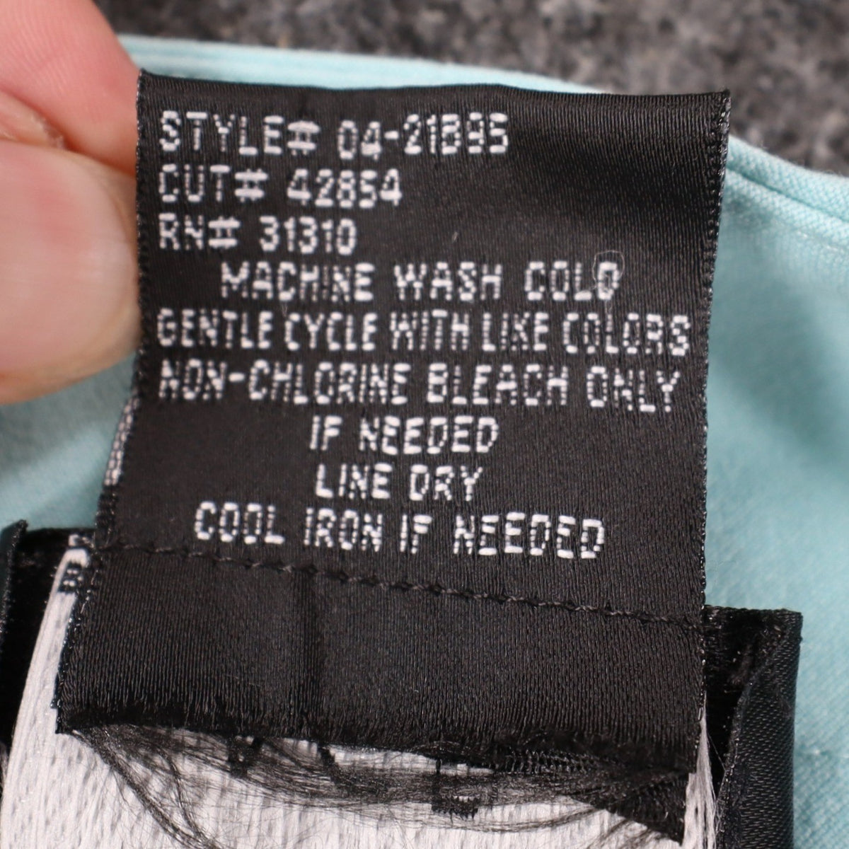 AGB Byer California Dress Pants Womens 10 Y2K Aqua Blue Stretch Wide Leg Flare - take2supply