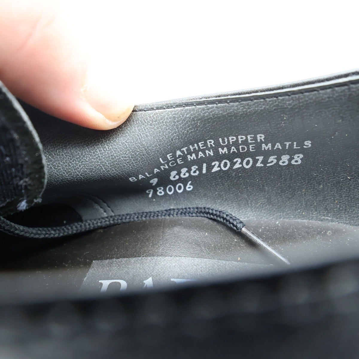 Barclay Moc Toe Derby Shoes Mens 9 EEE Black Leather Made in USA 98006 Wide - take2supply