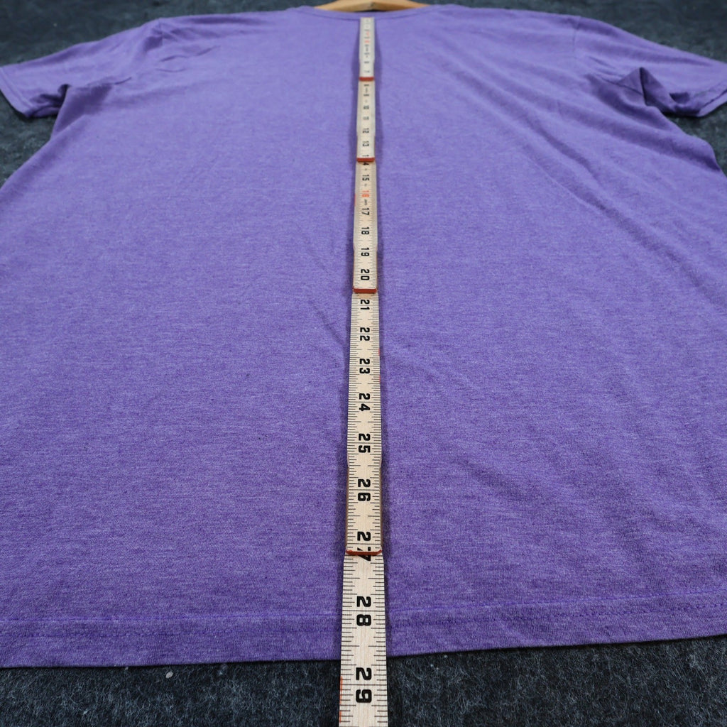 Crown Royal T-Shirt Mens XL Purple Heathered Riders Rodeo Graphic Tee - take2supply