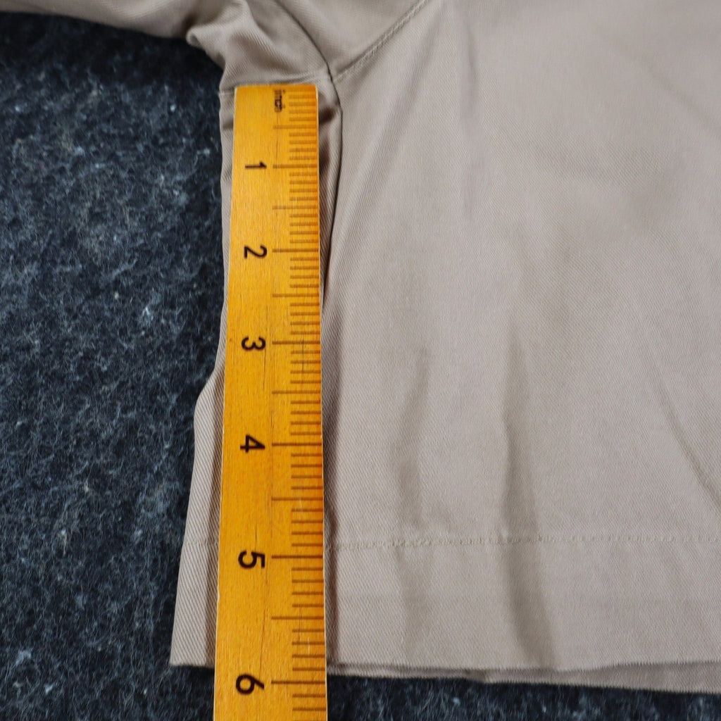 Company Collection Shorts Womens 8 Vintage 90s Khaki Cotton Twill Drawstring - take2supply