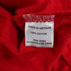 Erin London Womens S Red Cotton Hooded Pullover 3/4 Sleeve Top NWT - take2supply
