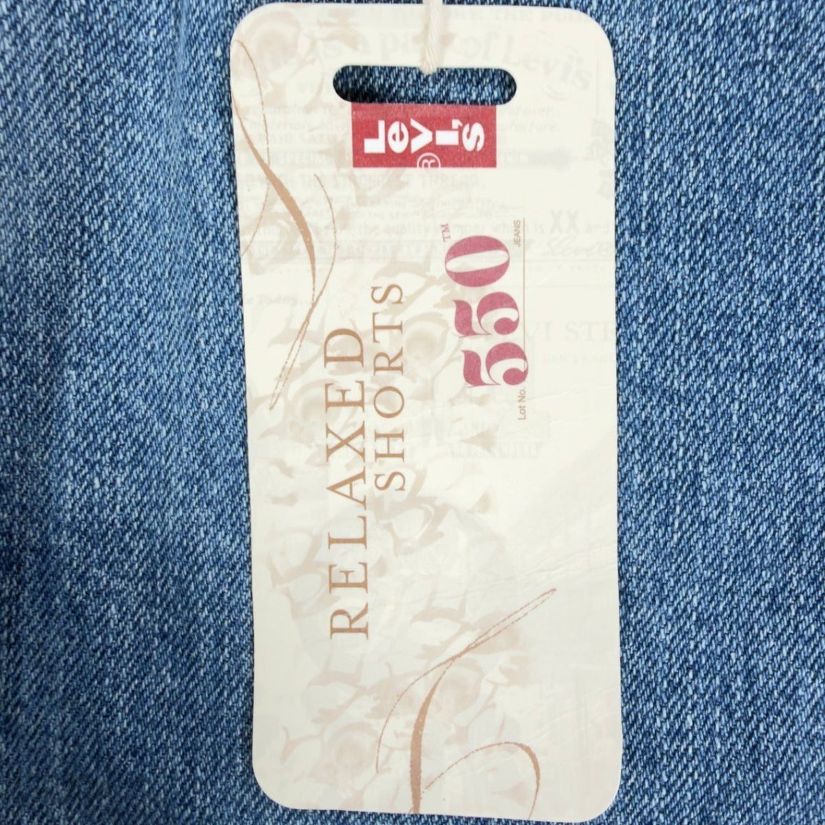 Levi's Y2K 550 Relaxed Shorts Misses 4 Blue Cotton Denim NWT Deadstock - take2supply