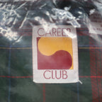 Career Club Plaid Button Down Shirt Mens XL Vintage Green Red Poly Cotton - take2supply