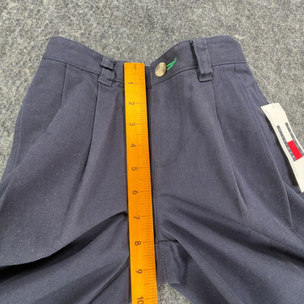 Tommy Hilfiger Y2K Chino Pants Boys 5 Navy Blue Cotton NWT Deadstock - take2supply