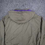 Boulevard by BLOCK Hooded Jacket Mens XL Vintage 90s Olive Green Cotton NWT - take2supply