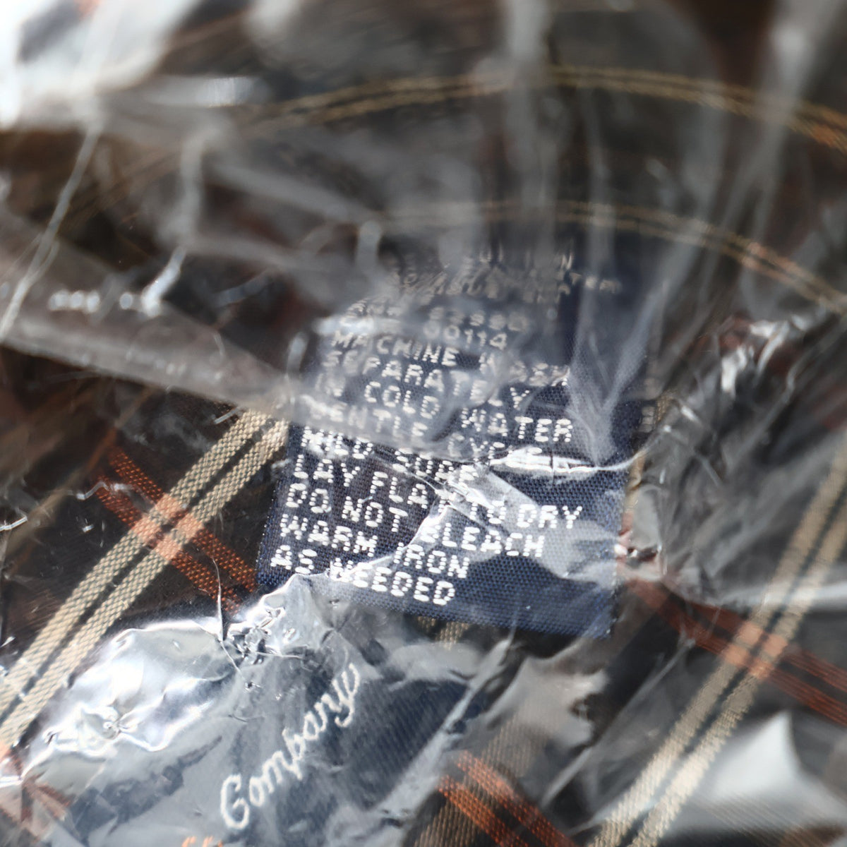 Siegfried & Company Mens M Black Rust Plaid Button Front Shirt NWT NOS - take2supply