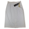 D.K. Gold Pencil Skirt Womens 10 Vintage 90s White Galaxy Stretch Cotton NWT - take2supply