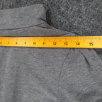 AGB Mock Neck Top Womens Size S Gray Short Puff Sleeve Pleated Front 04-29J33 - take2supply