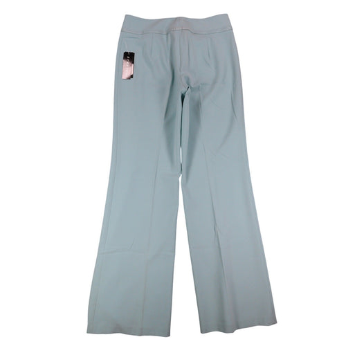 Pale blue AGB flared pants, full back view