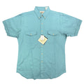 Cumberland Outfitters Vintage 90s Western Shirt Mens L Blue Cotton NWT - take2supply