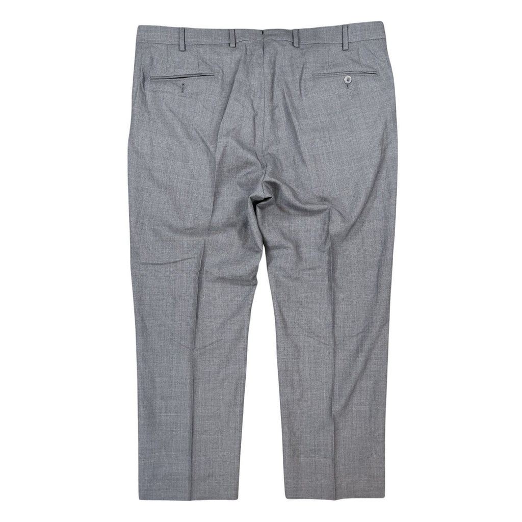J. Hilburn Dress Pants Mens W42 Grey Wool Vitale Barberis Canonico Slacks - take2supply