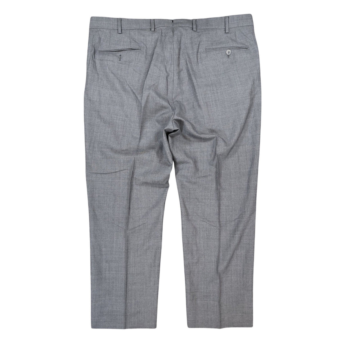 J. Hilburn Dress Pants Mens W42 Grey Wool Vitale Barberis Canonico Slacks - take2supply