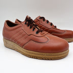 Walker Adirondack Oxford Shoes Mens 7.5 D Vintage Brown Leather Made in USA NOS - take2supply