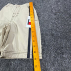 Tommy Hilfiger Y2K Cargo Shorts Boys 4 Tan Cotton Nylon NWT - take2supply