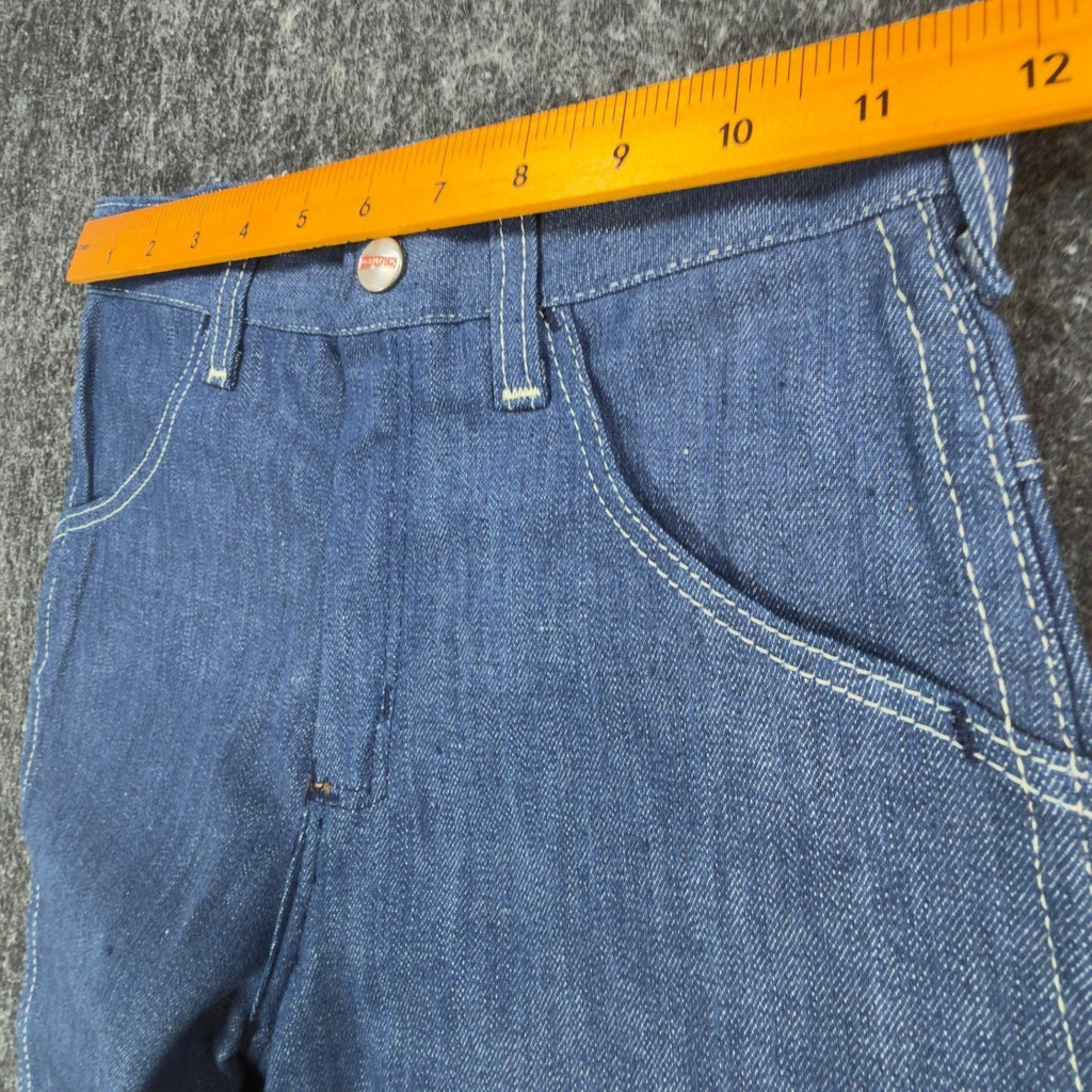 Maverick Vintage 70s Jeans Girls 7 Reg Blue High Waist USA NOS NWT 24x25.75 - take2supply