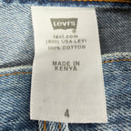 Levi's Y2K 550 Relaxed Shorts Misses 4 Blue Cotton Denim NWT Deadstock - take2supply