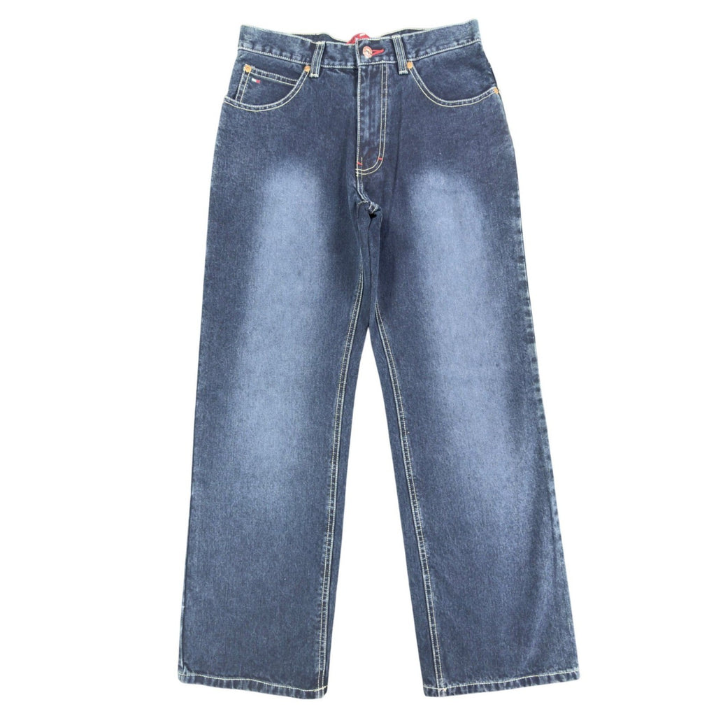 Tommy Hilfiger Y2K Freedom Fit Jeans Boys 16 Blue Cotton Deadstock NWT - take2supply