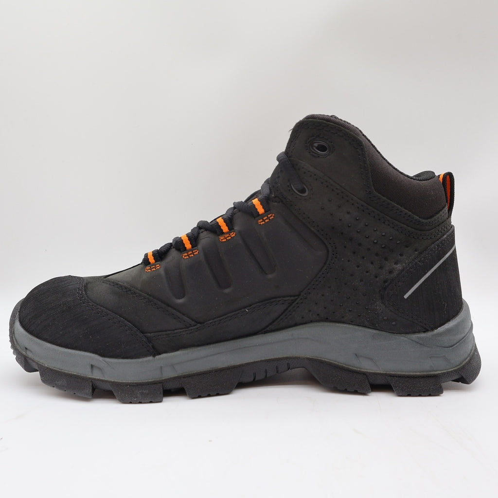 Worx by Red Wing Shoes 5401 Steel Toe Work Boots Mens 13 Black Orange Excellent - take2supply