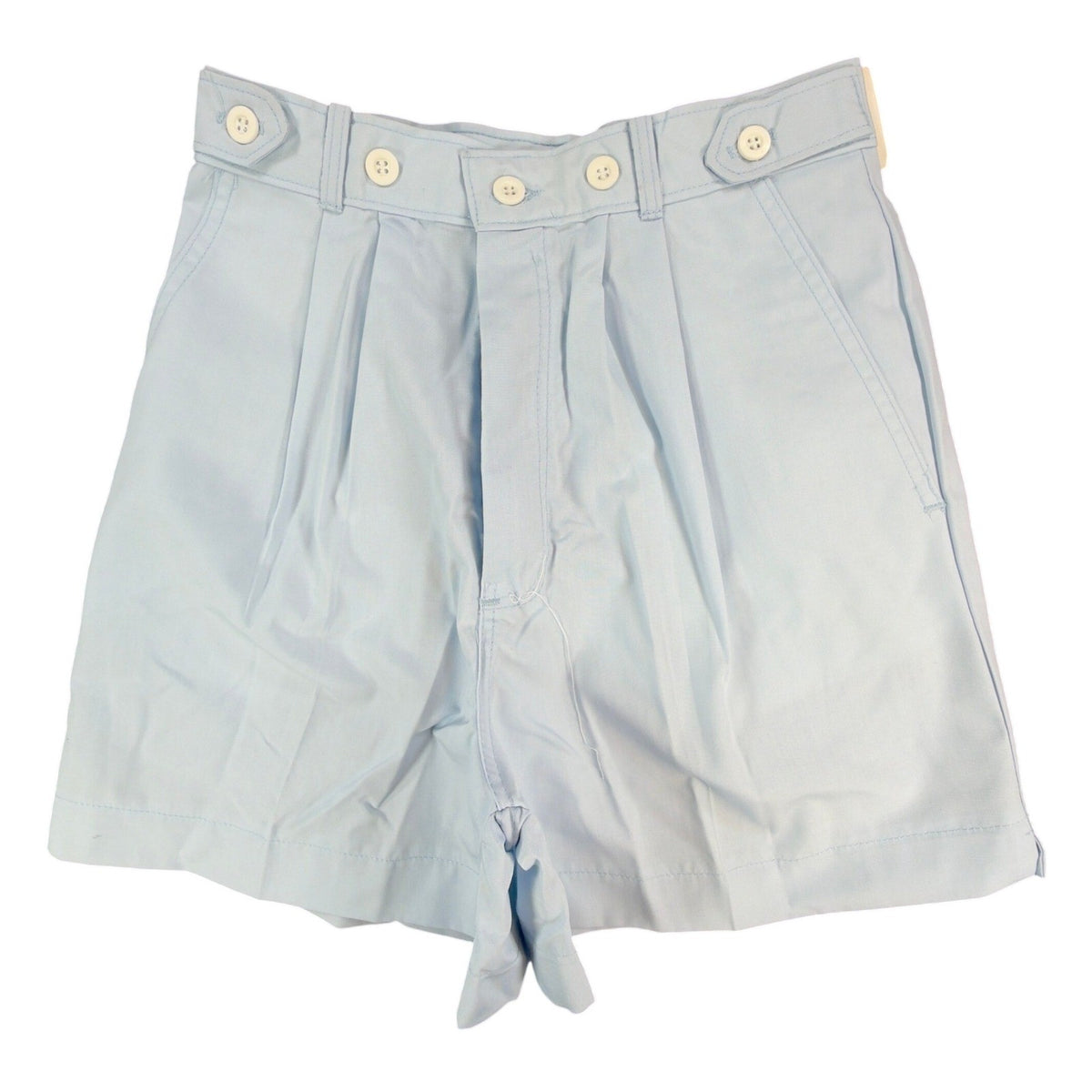 Vintage Sea Palms Shorts Womens 5-6 Light Blue High Waisted USA Deadstock NWT - take2supply