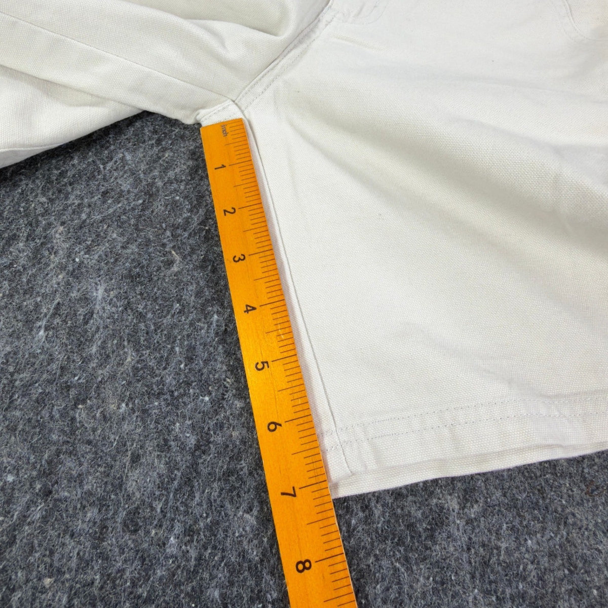 John Deere Y2K Carpenter Shorts Boys 6 Stone Cotton Canvas NWT Deadstock - take2supply