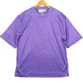 Irvine Park Purple Pinstripe Short Sleeve Crew Neck T Shirt Mens XL - take2supply