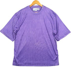 Irvine Park Purple Pinstripe Short Sleeve Crew Neck T Shirt Mens XL - take2supply