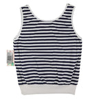 Palmetto's Striped Tank Top Womens Medium Vintage Deadstock Navy White A1992227 - take2supply