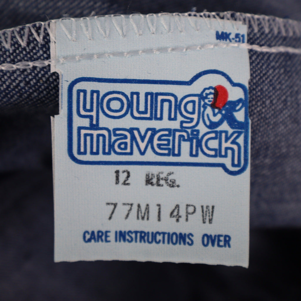 Young Maverick Vintage Girls 12 Reg Blue Straight Leg Jeans NWT - take2supply