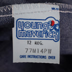 Young Maverick Vintage Girls 12 Reg Blue Straight Leg Jeans NWT - take2supply
