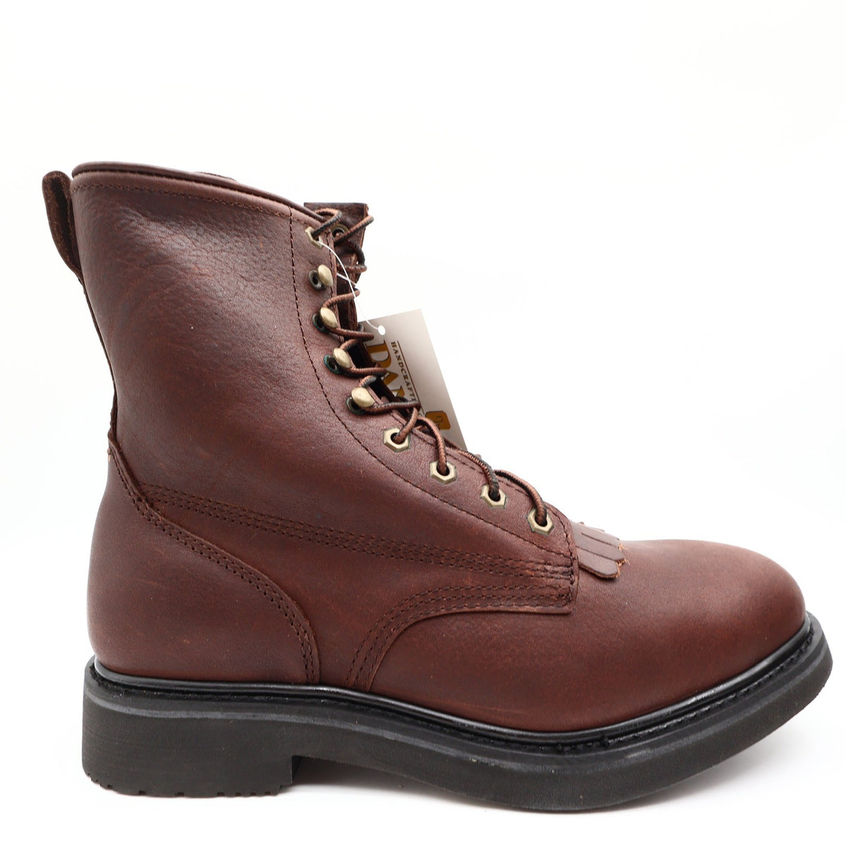 Dan Post Lace Up Work Boots Mens 12D Brown Oily Leather Kiltie DP69612 NWT - take2supply