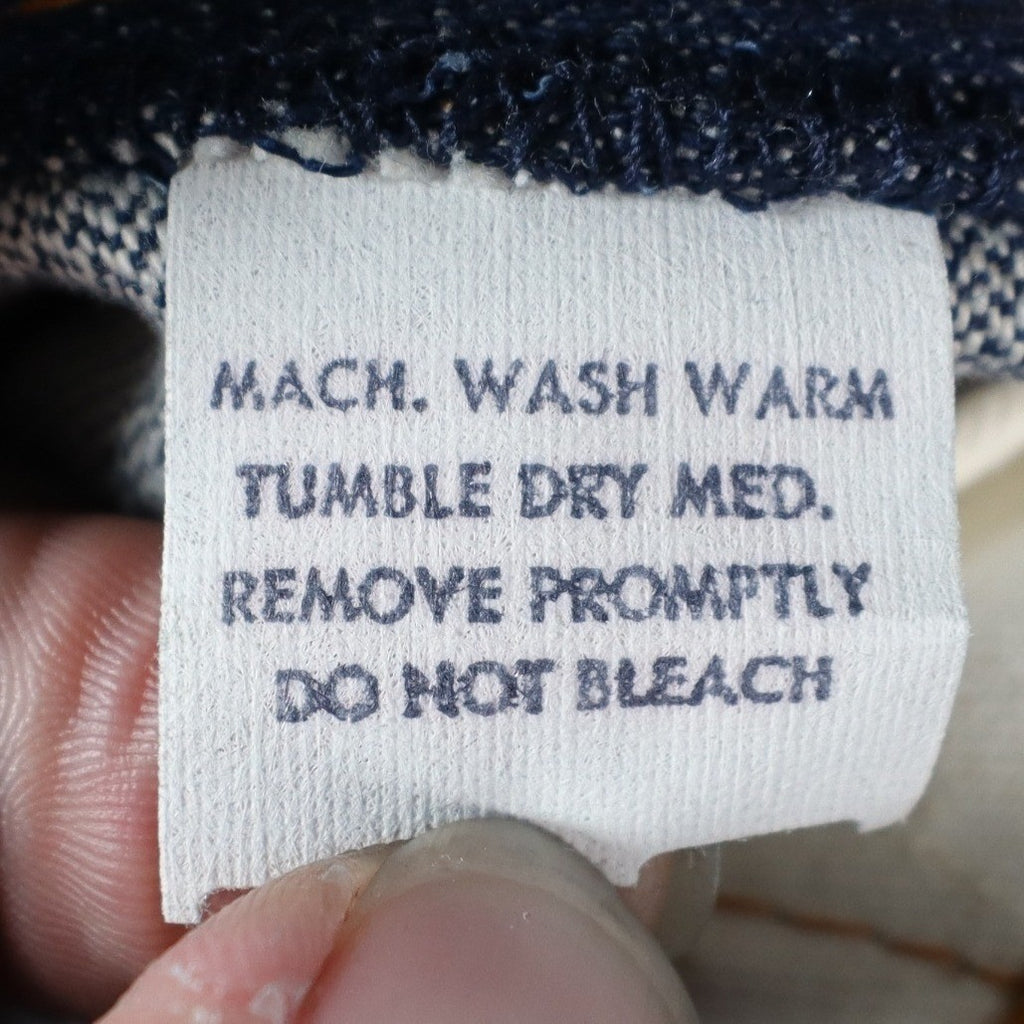 Key Vintage 70s Bell Bottom Jeans Kids 5 Reg Indigo Nu-Weave Denim Deadstock NOS - take2supply
