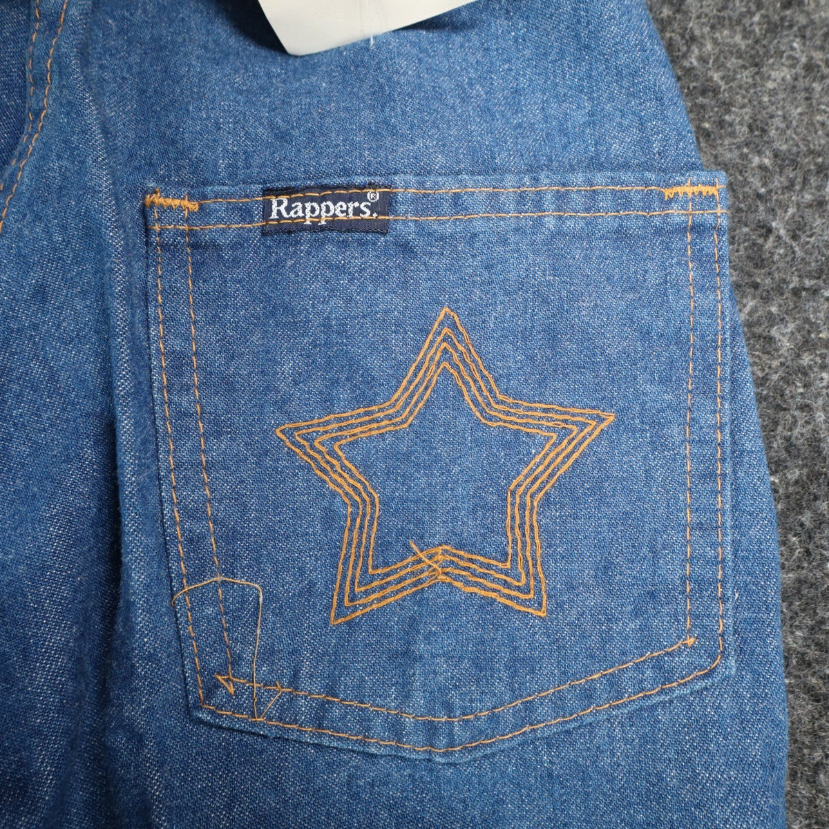 DeeCee Rappers Vintage 70s Flare Jeans Boys 14 W25 L28.5 Blue Cotton USA NWT - take2supply