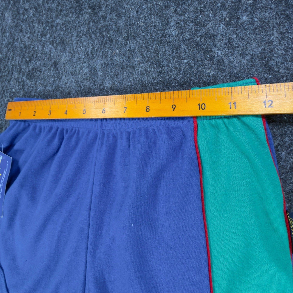 Trend Sport Vintage 80s Running Shorts Boys L 14-16 Blue Cotton Blend NWT - take2supply