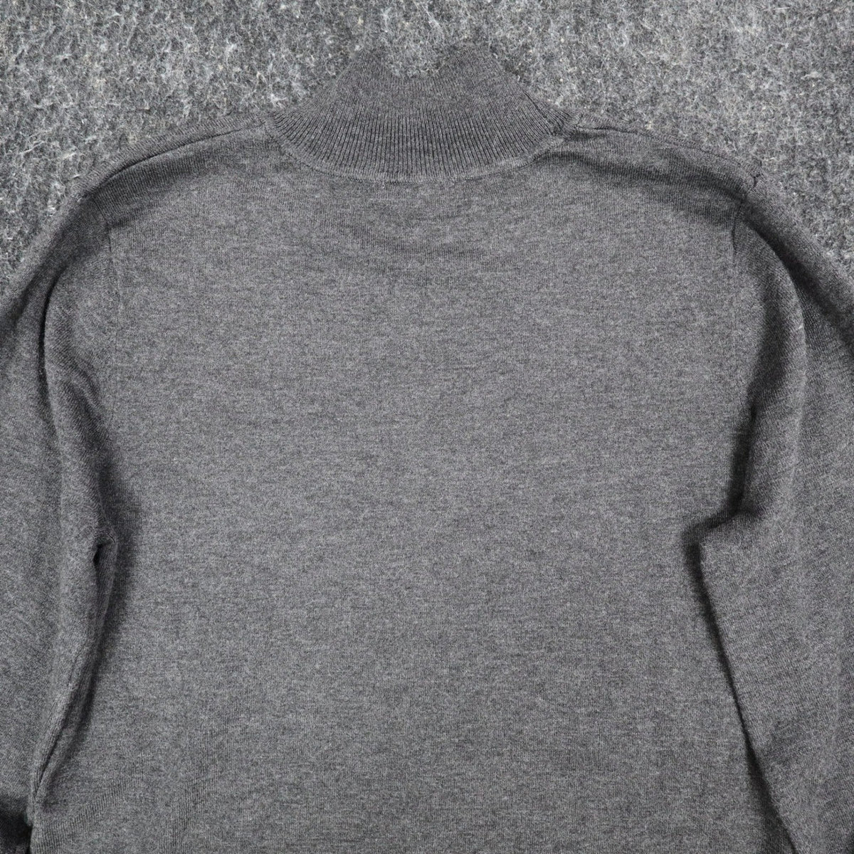 Erin London Women Large Mock Neck Balloon Sleeve Knit Top Gray 00125 NWT - take2supply