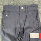 Tommy Hilfiger Vintage 90s Cargo Shorts Toddler 3T Navy Blue Cotton NWT - take2supply